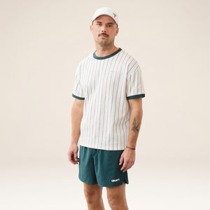 AD-IN 170 Stripes Tee Off-White