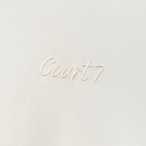 AD-IN 170 Tee Off-White - "COURT7" front embroidery