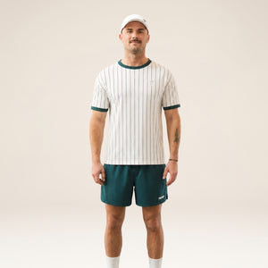 AD-IN Tee Stripes Off-White 170 in Off-White — Material-Detail | T-Shirt von COURT7