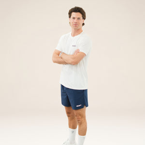 Performance Tee Off-White in Off-White — Material-Detail | T-Shirt von COURT7