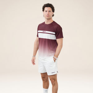 Performance Tee Gradient Stripe Red