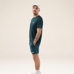 Dual Pocket Shorts 5" Green — COURT7