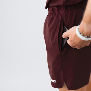 Dual Pocket Shorts 5" Red — COURT7