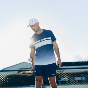 Performance Tee Gradient Stripe Blue
