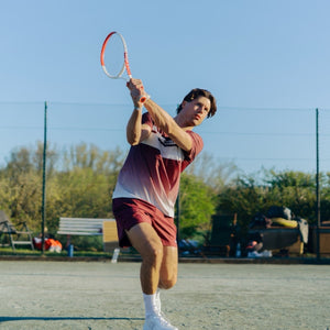 Performance Tee Gradient Stripe Red