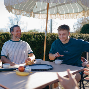 AD-IN 170 Tee Green - "COURT7" front embroidery