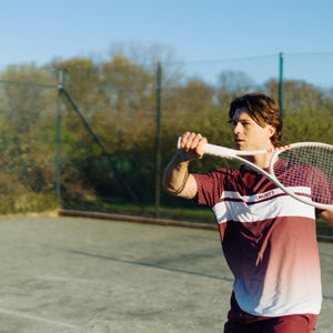 Performance Tee Gradient Stripe Red