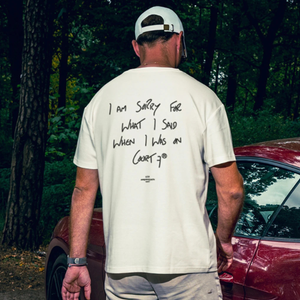 AD-IN Tee Off-White 170 - "Sorry"
