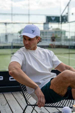 AD-IN 200 Tee Off-White - "COURT7" Backprint